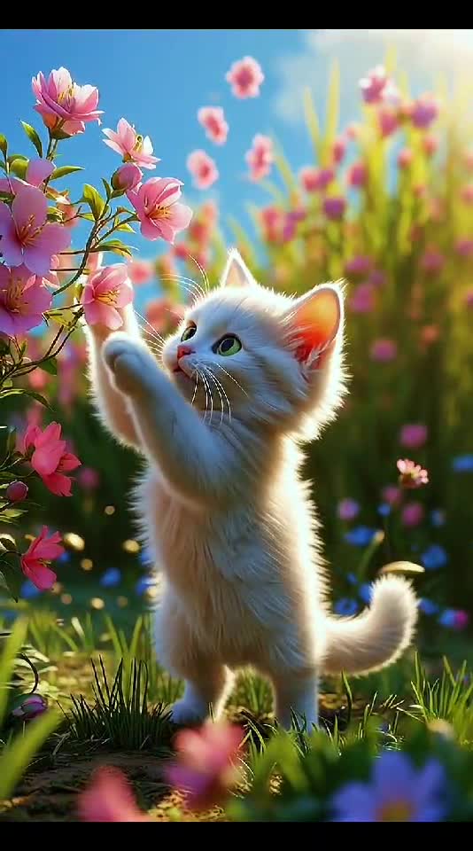 Flower Hunter Meow: Spring Mode Activated! 🌸🐾