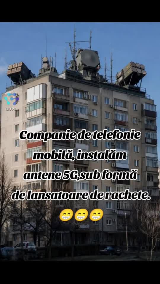 instalăm antene 5G...😂😂😂