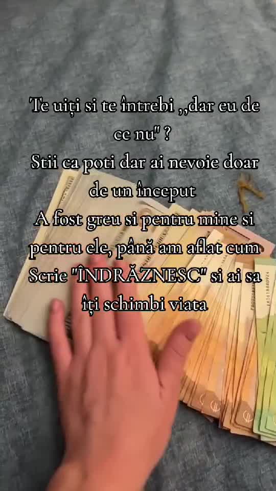 SCRIEȚI ÎN COMENTARII LIBERTATE SI EU TE CONTACTEZ