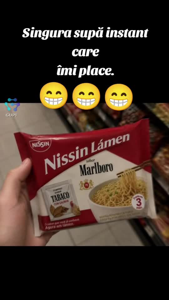 singura supă instant care-mi place...😁😁😁