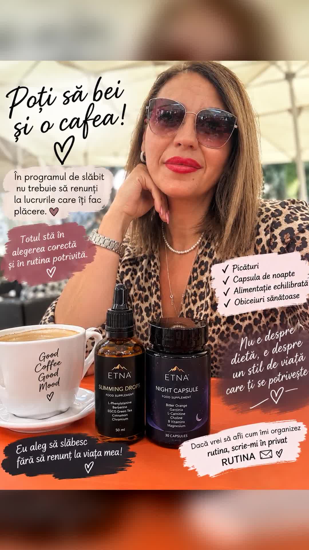 Picături + capsula de noapte pentru rutina ta de wellness! Susține-ți obiectivele fără diete drastice. Scrie-mi pentru detalii!