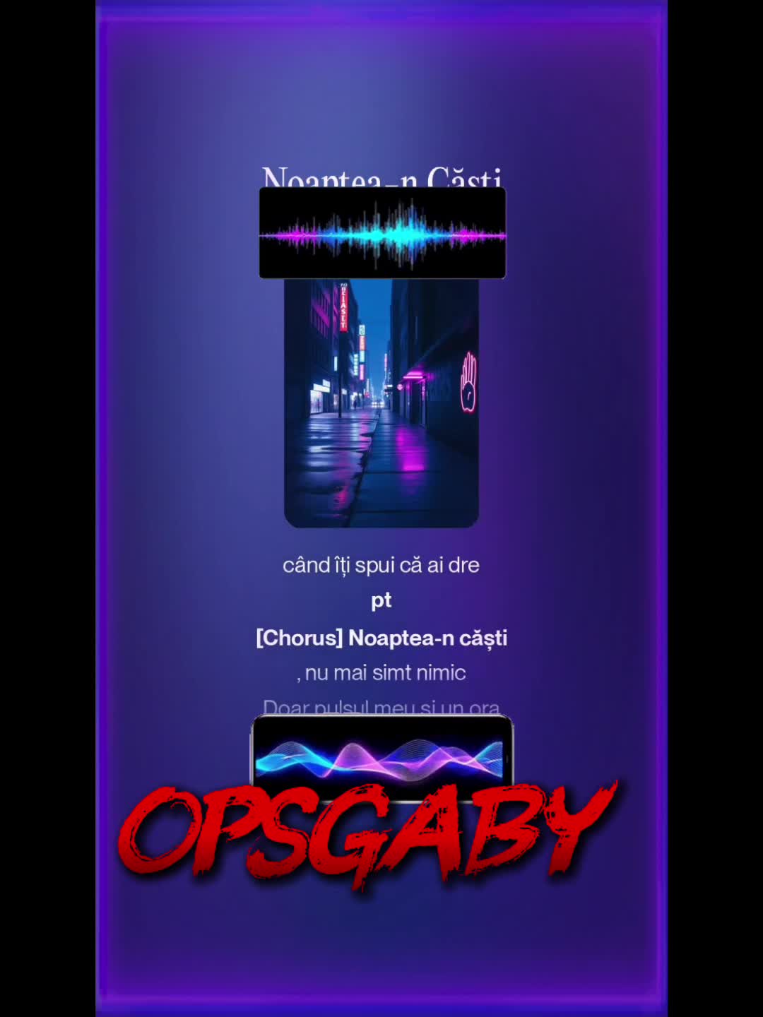 Noaptea-n căști 🎧
O apreciere?