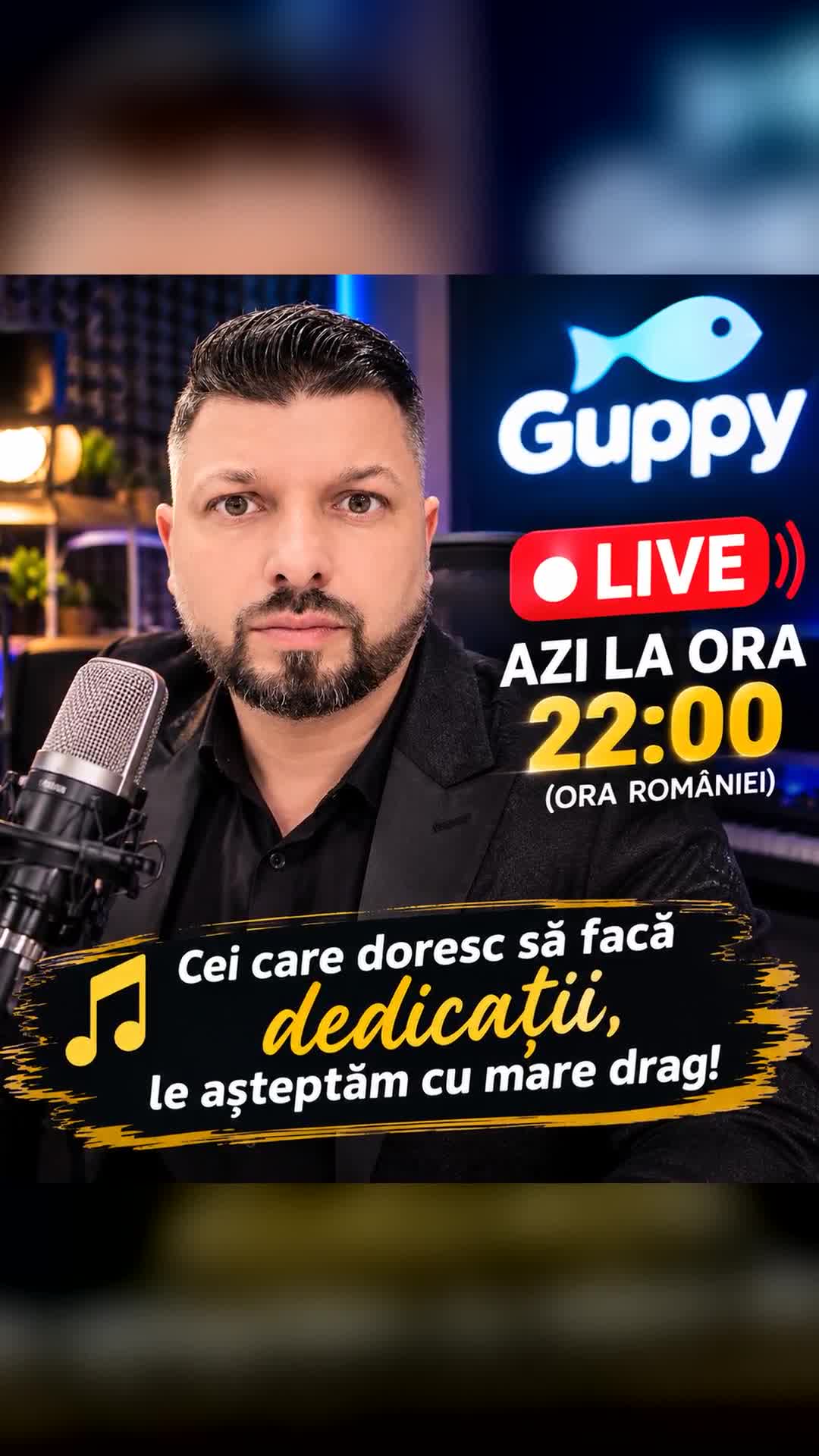 VA astept in seara asta la dedicati live