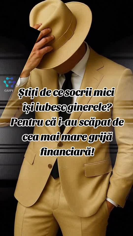 știți de ce socrii mici își iubesc ginerele?...😬😬😬