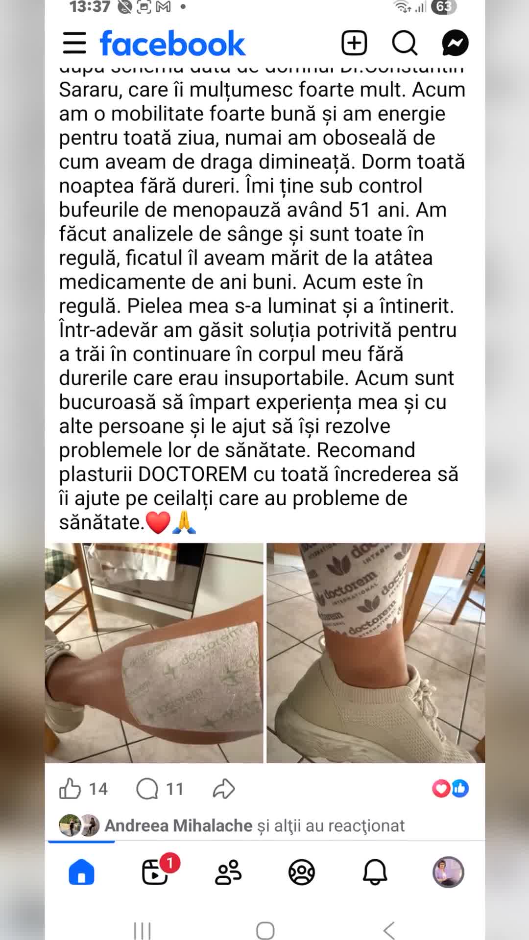 Terapia transdermica - rezultate
