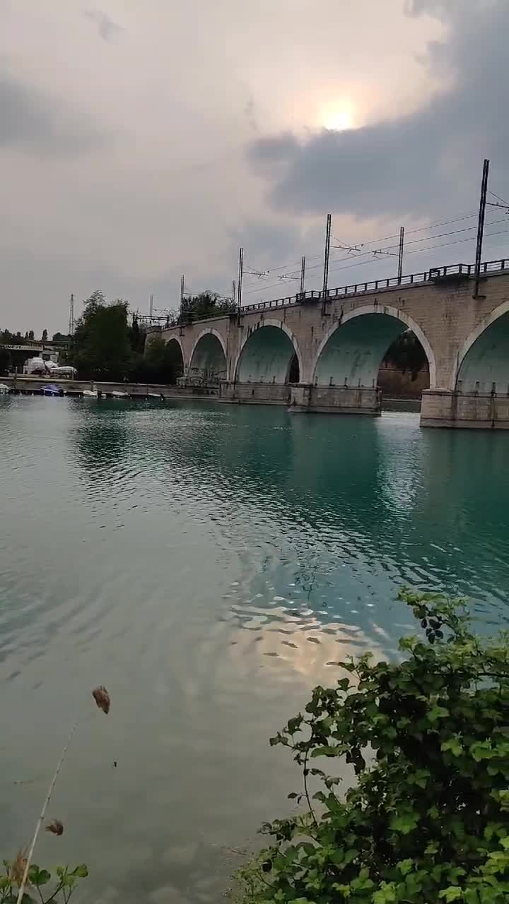 Podul Feroviar din Peschiera del Garda 🇮🇹