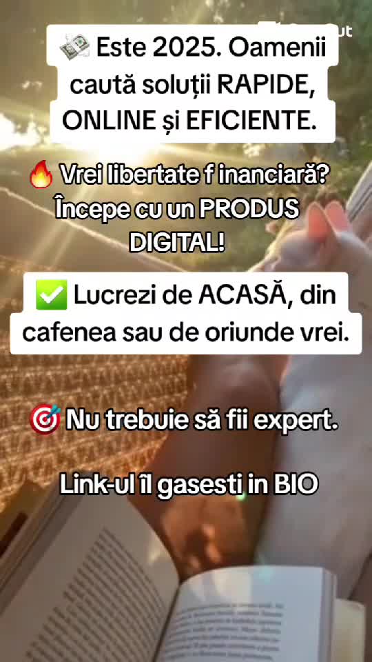 💥 Începe ACUM. Primul pas poate fi cel care îți schimbă viața.