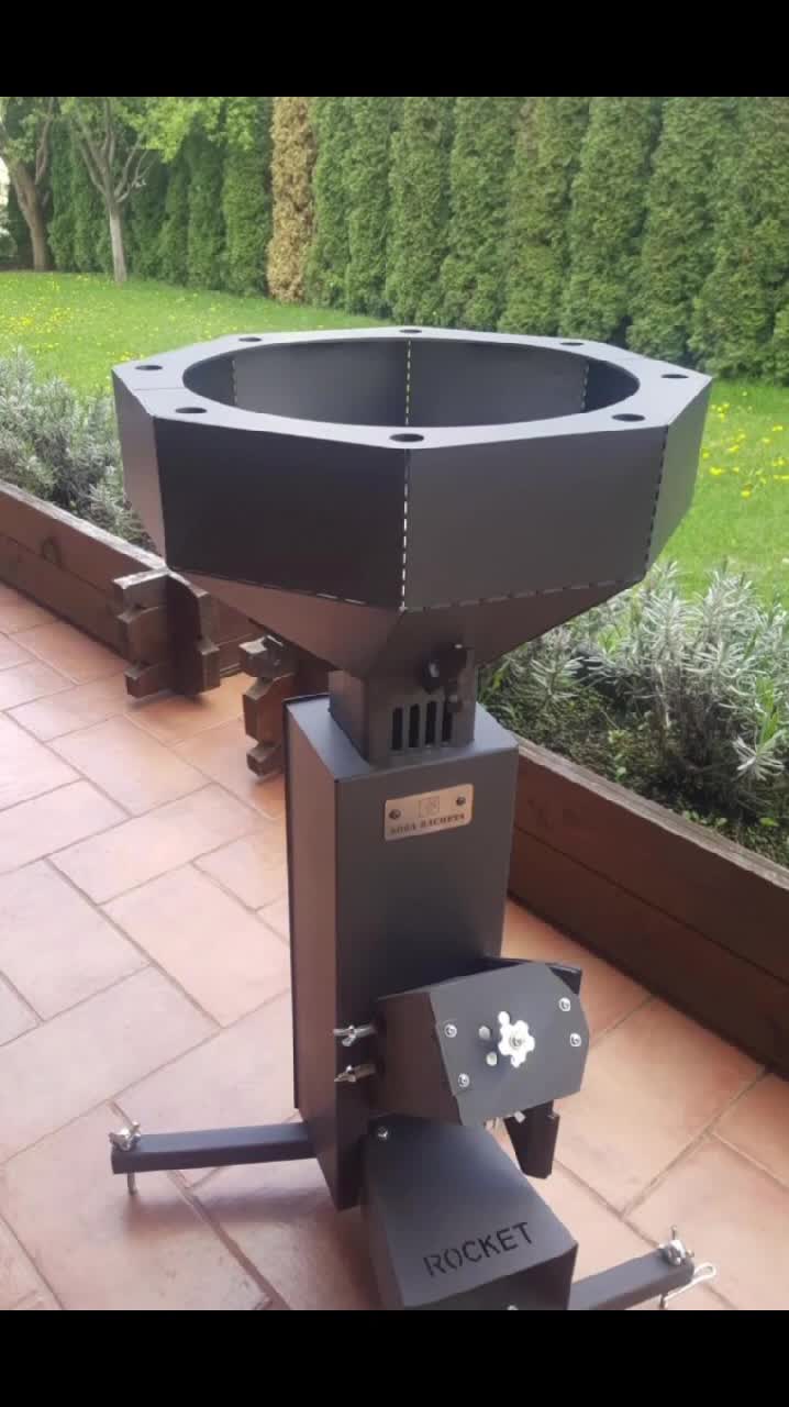 VENTU ROCKET STOVE GRILL kombo