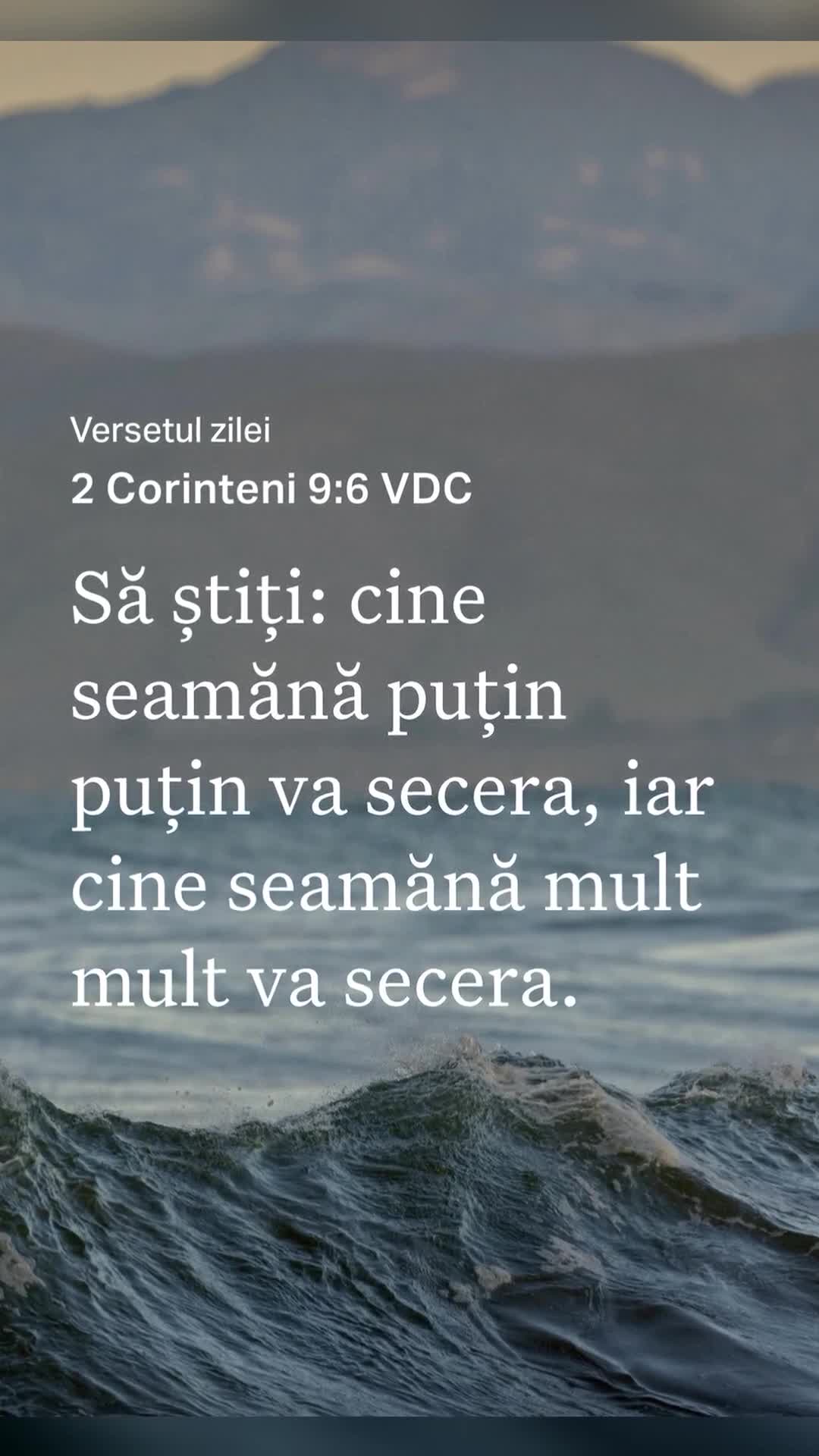 Versetul zilei 24 Septembrie 2026!!