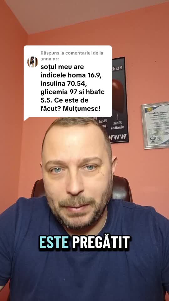 La un indice homa de 16.9 recomand un stil de viață sănătos
