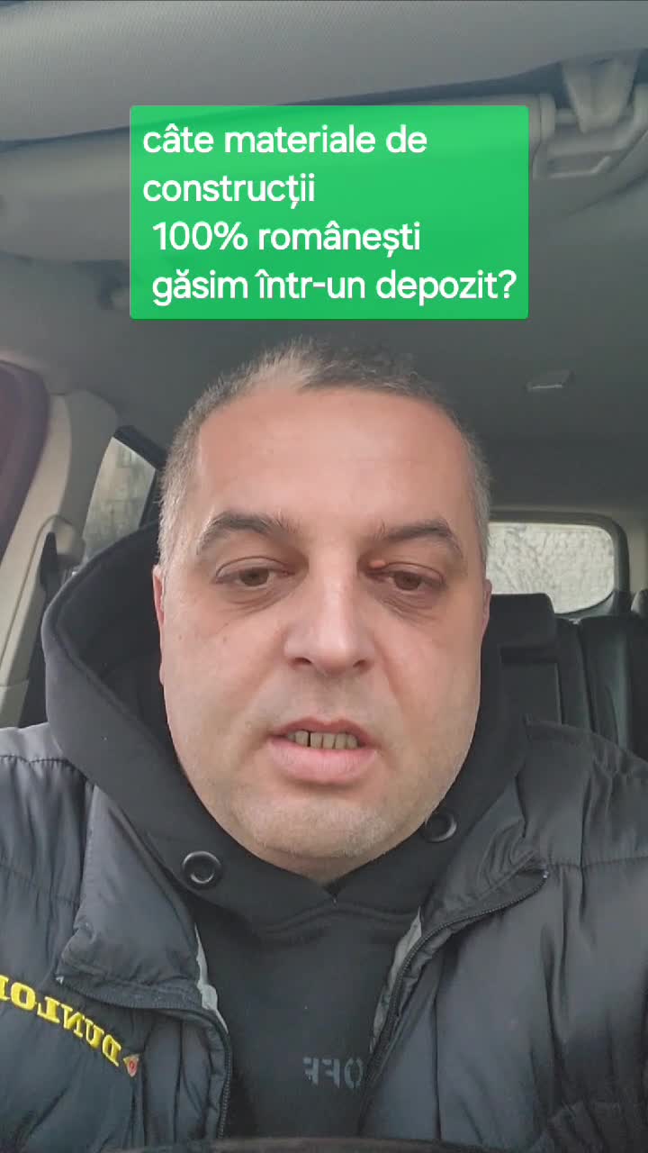 Câte materiale de construcții 100% românești găsim într-un magazinele de bricolaj din România?