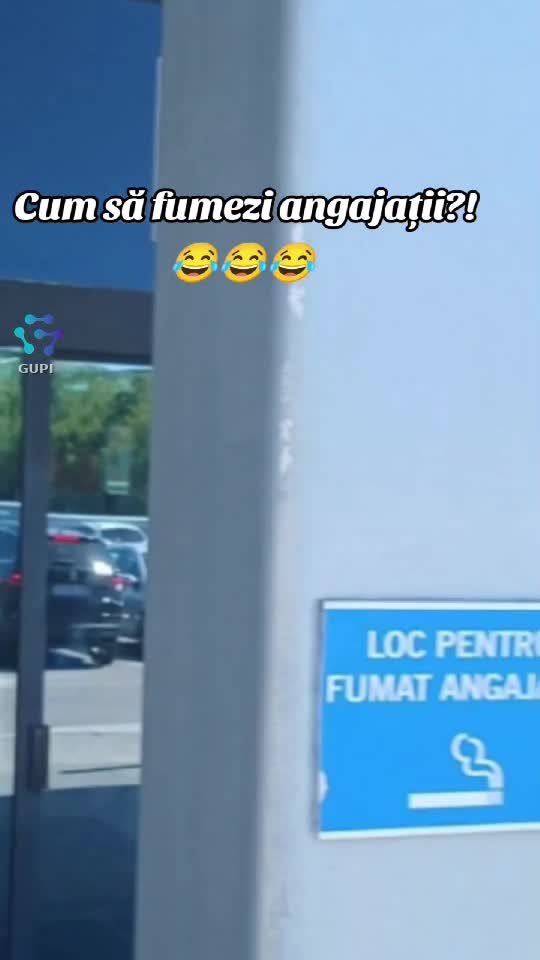 loc pentru fumat angajații...😁😁