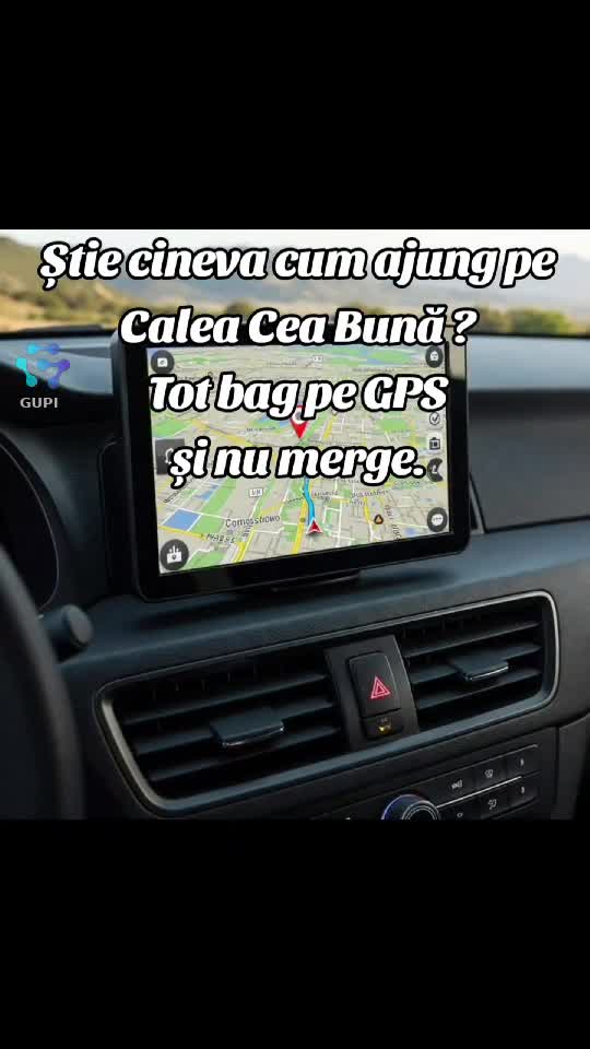 știe cineva cum ajung pe Calea Cea Bună? Pe gps nu merge...😁😁