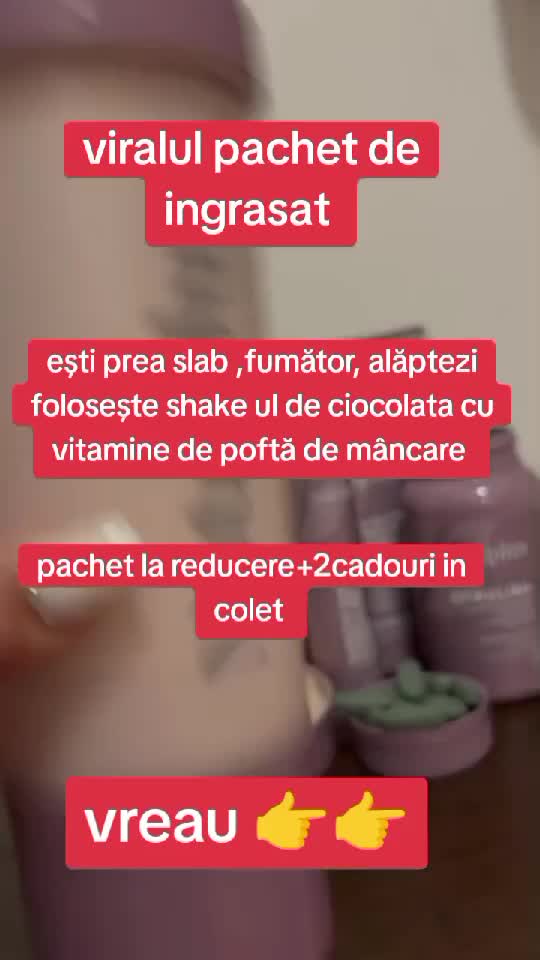 pachetul de îngrășat de la nutri plus care te ajută să pui kilograme sănătos și rapid