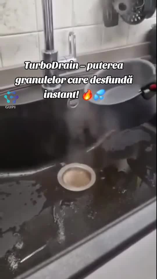 Gata cu chiuvetele înfundate! 🚰💥 Turbodren de la Chogan dizolvă instant orice blocaj și curăță perfect toate țevile. Rapid, sigur și eficient! ✨🫧