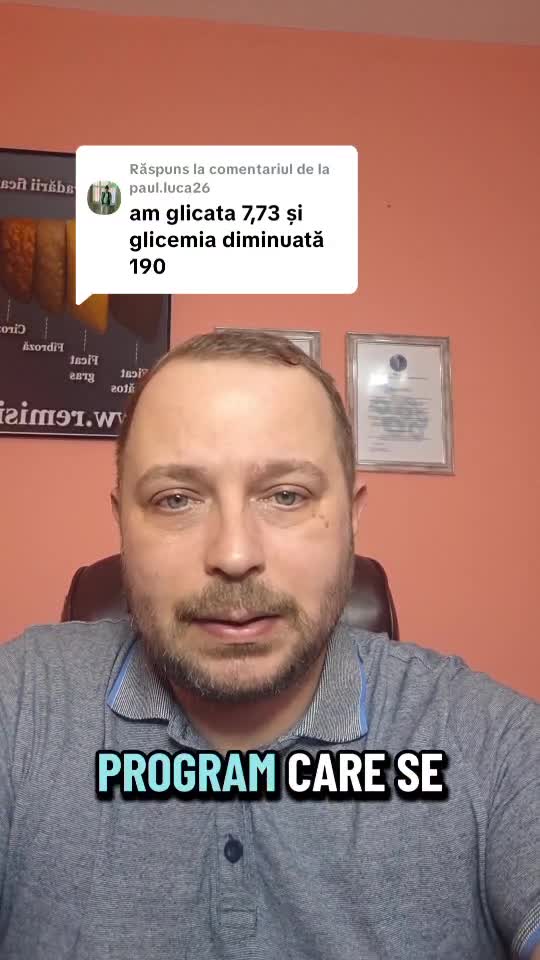Glicata 7.73 cu glicemia 190