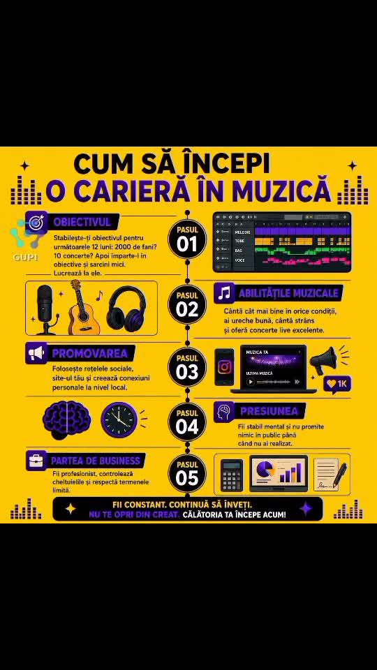 Cum începi o cariera muzicala