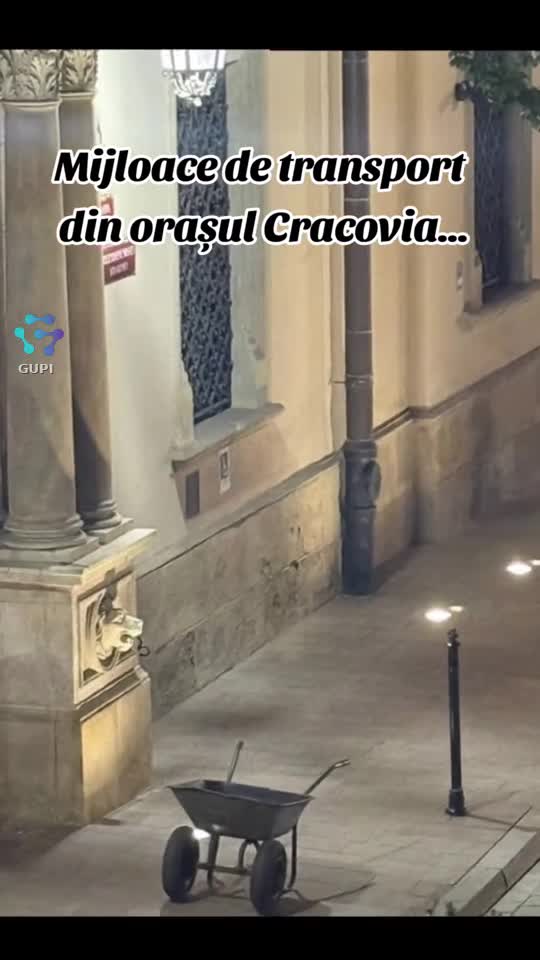 mijloc de transport din Cracovia...😁😁😁