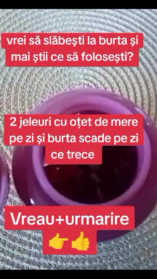 jeleurile cu oțet de mere inulină rodie vitamina B12 și acid folic te ajută să scapi de poftă de dulce și ronțăieli și  de cm din talie și burtă