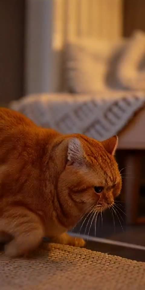 Cat Refuses Cold Floor Like It's Lava – Dramatic Hover Mode! 😾❄️🔥