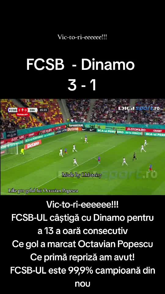 FCSB-DINAMO 3-1