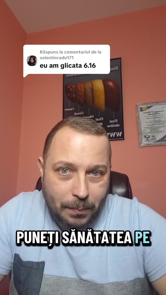 La o glicata de 6.16 recomand sa începi să îți pui sănătatea pe primul loc