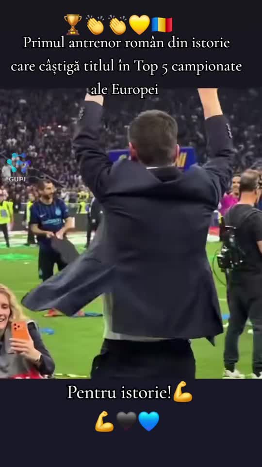 Inter a câștigat titlul în serie A. Cristi Chivu devine primul antrenor român care reușește această performanță