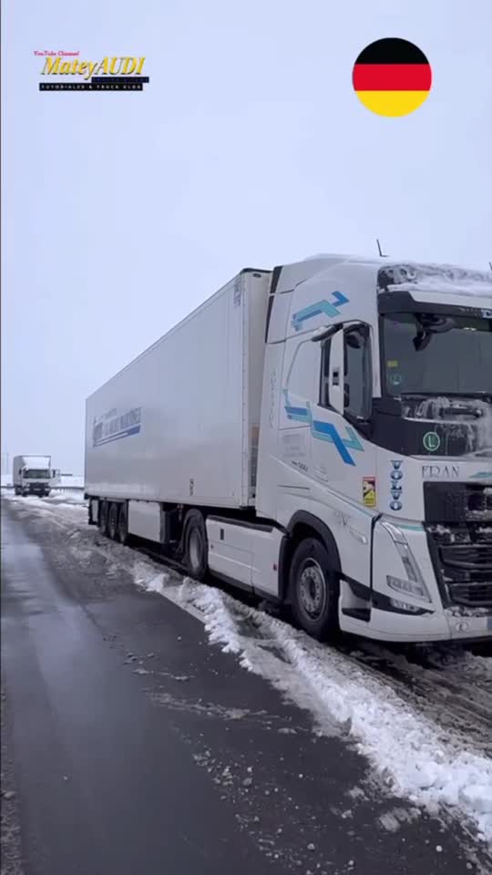 Temporal de Nieve en 🇩🇪❄️⚠️🚛