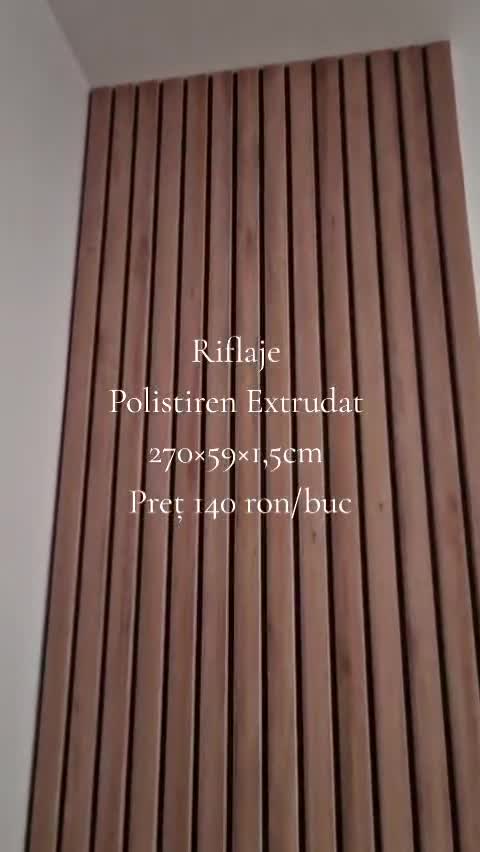 Riflaje 3D din Polistiren Extrudat