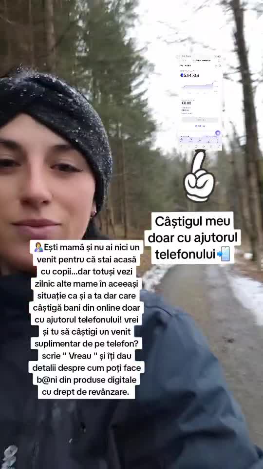 Ești mamă și stai acasă cu,copii dar vrei să câștigi b@ni din telefon?scrie-mi în privat și te ajut pas cu pas.