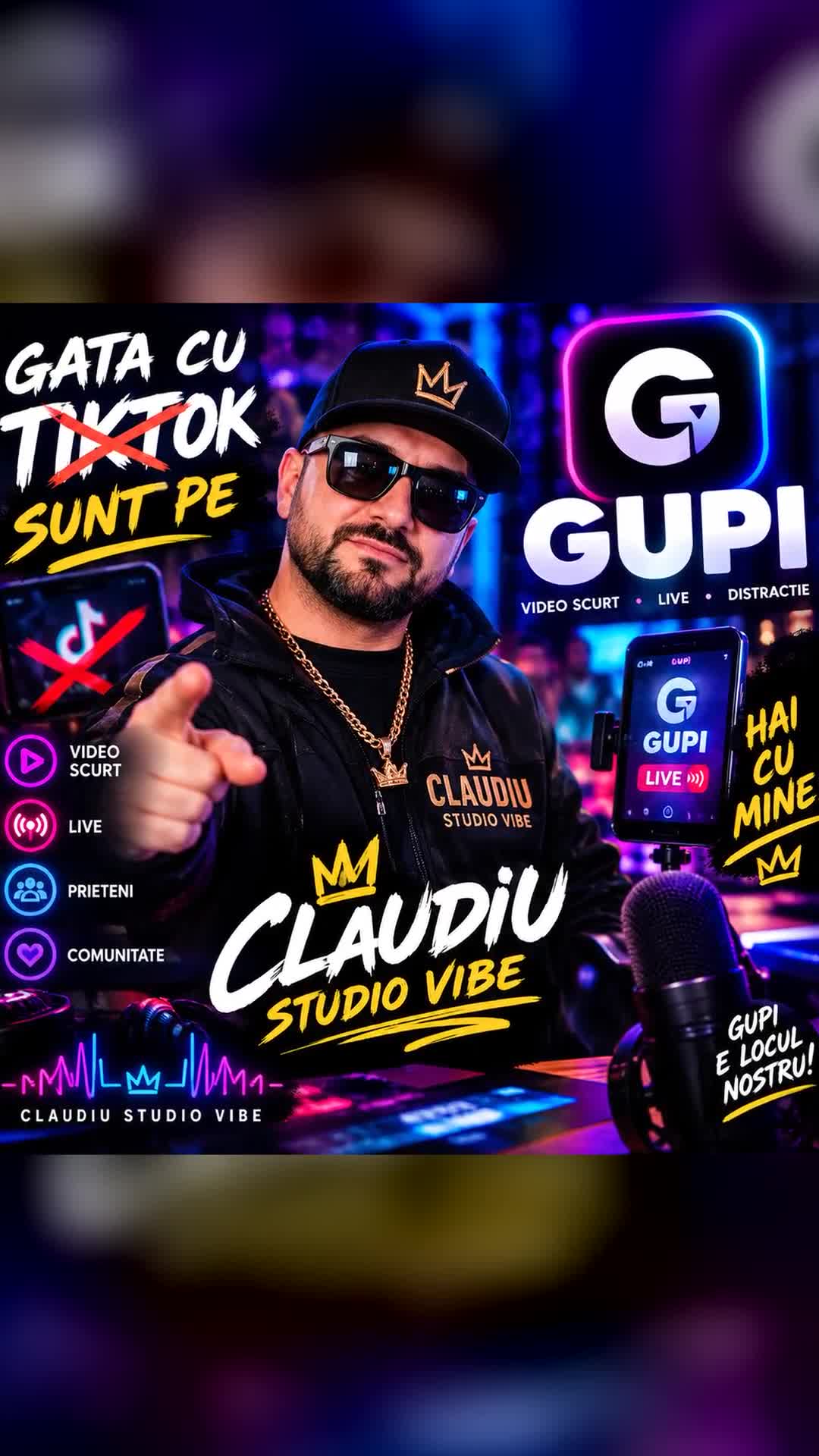 Claudiu Studio vibe-Hai pe gupi
Distracție Live Și prieteni frumoși