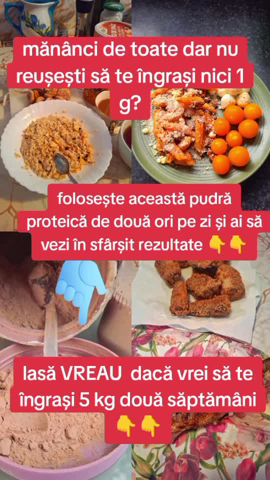 pachetul de îngrășat nutri plus te ajută să iei în greutate 10 kg în 30 de zile