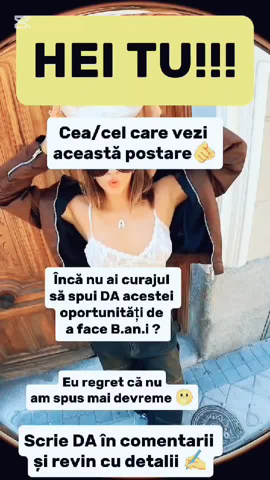 Spune DA și nu vei regreta 💥
