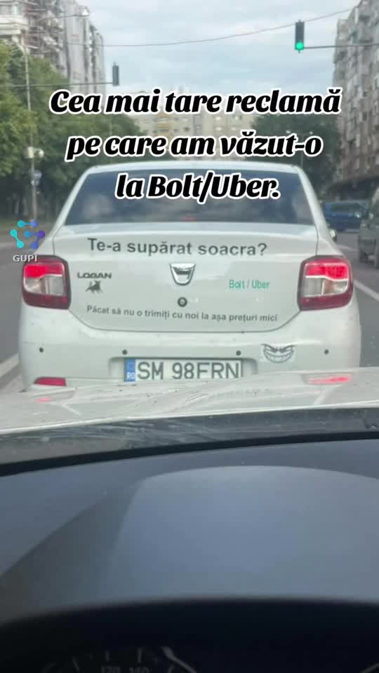 cea mai tare reclamă Bolt...😁😁😁