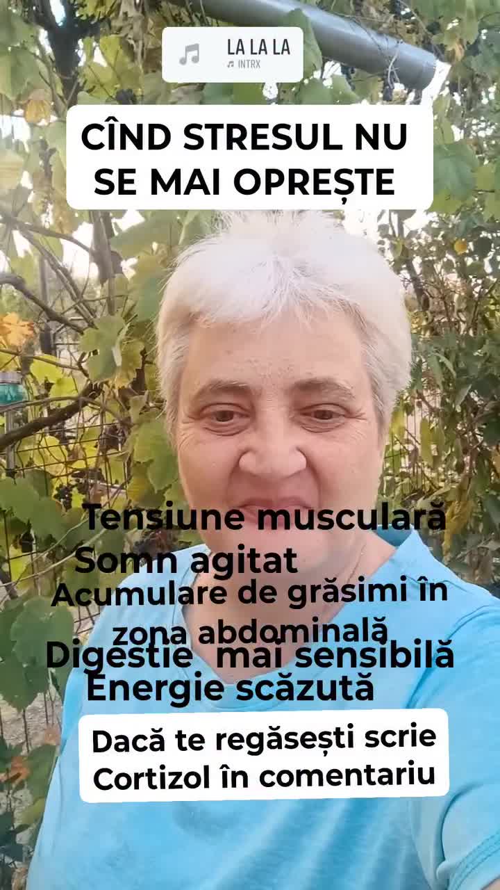 Dacă te regăsești scrie Cortizol in comentarii