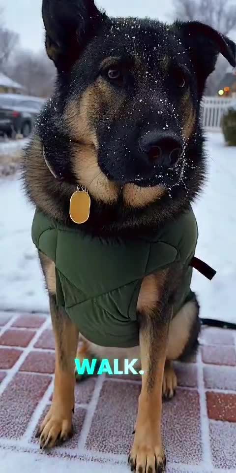 Dog Blames You For This Freezing Hell – Guilty Eyes Activated! 🐶😐🥶
