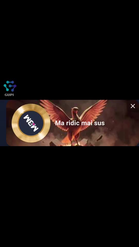 O noua varianta a melodie Ma ridic mai sus.