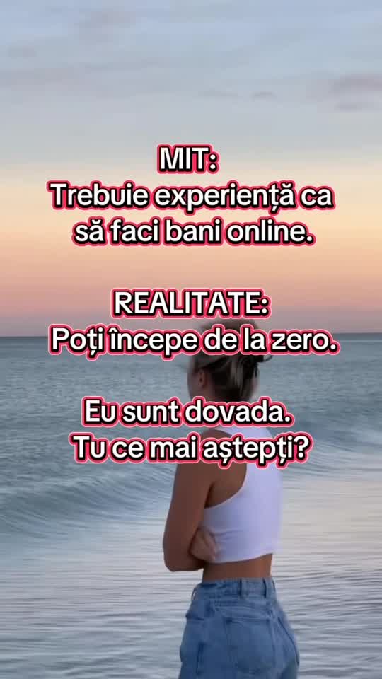 Începe simplu .Fara stres.Fara investiții mari.Scrie Info