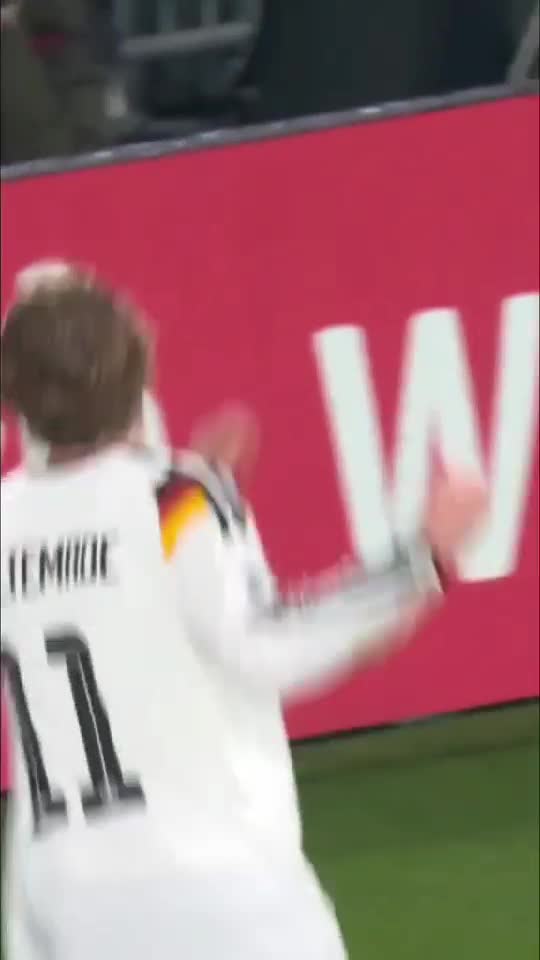 Woltemade does it again! Germany's got the lead thanks to his incredible second goal against Luxembourg!