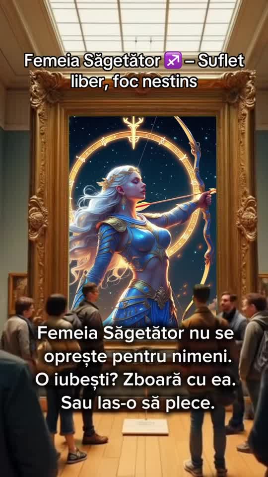 Femeia Săgetător ♐ nu poate fi legată. Iubește-i libertatea sau las-o să zboare. 🔥🦋