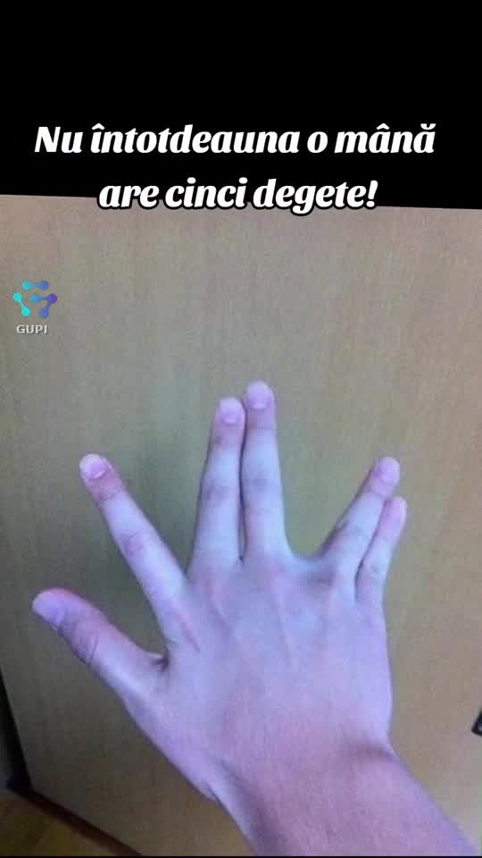 nu întotdeauna o mână are cinci degete!...😁😁😁