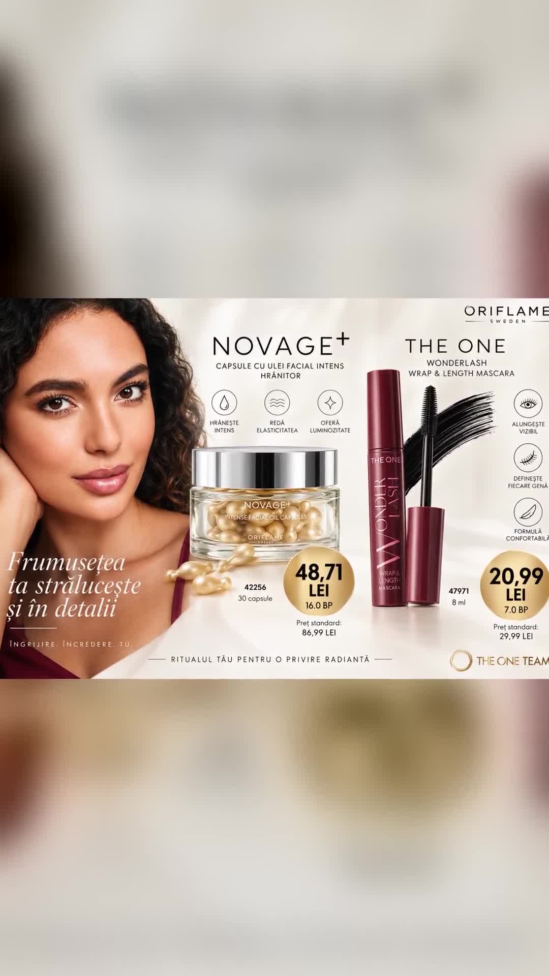 Nu ai încercat încă Capsulele faciale Novage? Acum este momentul. Iar rimelul pt gene este la un alt nivel. Lasă mesaj dacă îți dorești aceste produse