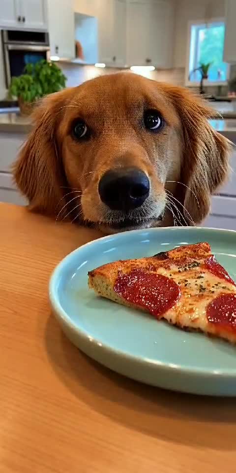Dog Cheating on His Diet 🐶🍕