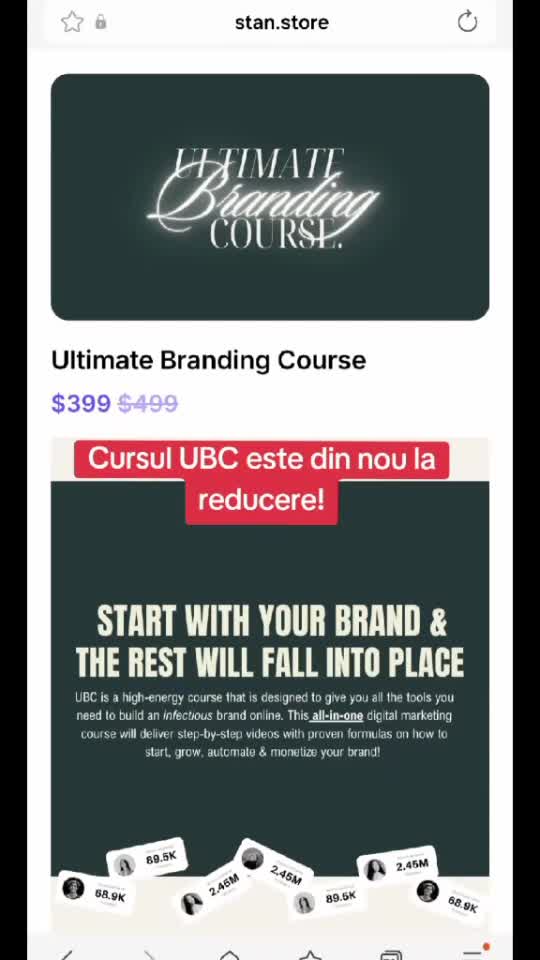 vrei și tu să înveți să faci marketing digital dar să și vinzi?începe cu UBC care acum este la reducere si vine cu drept de revânzare!