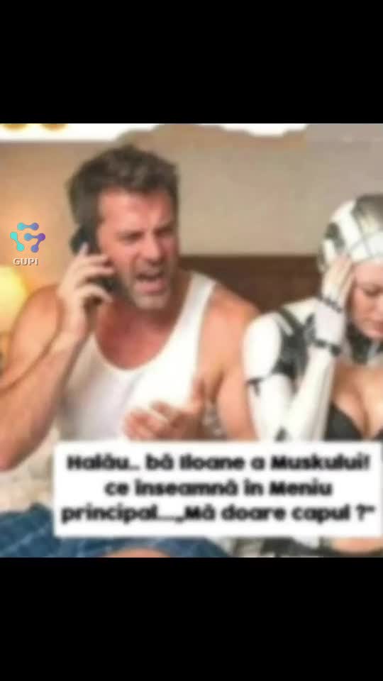 când roboții imită perfect realitatea...😁😁