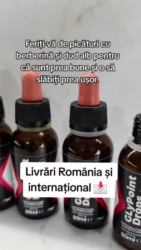 💧 Picături cu berberină și dud alb. Livrări în România și internațional! 📦 Lasă un comentariu pentru preț și detalii. ❤️