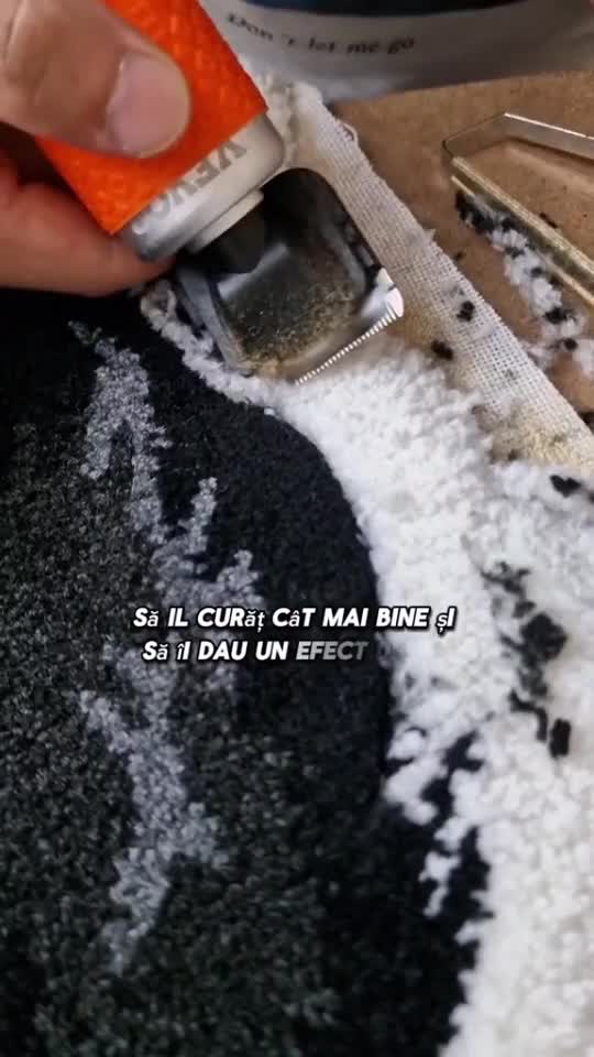Am transformat un câine🐶 teckel adorabil într-un covor personalizat 🧵 handmade💛prin tehnica modernă tufting