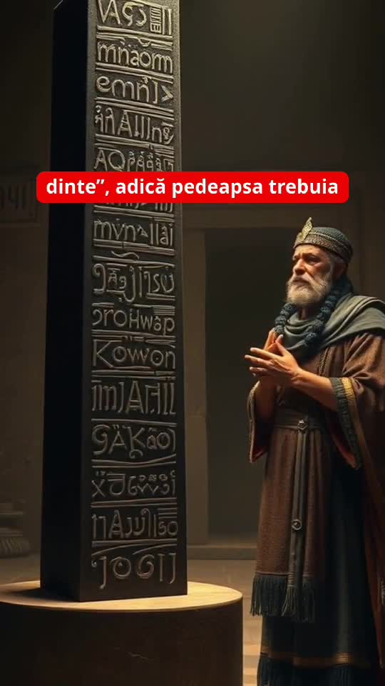 Ochi pentru ochi, dinte pentru dinte – Codul lui Hammurabi, una dintre cele mai vechi legi scrise din lume!
