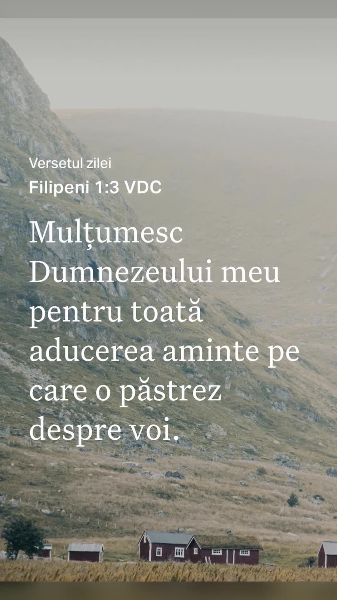 Versetul zilei 19 Septembrie 2026!!