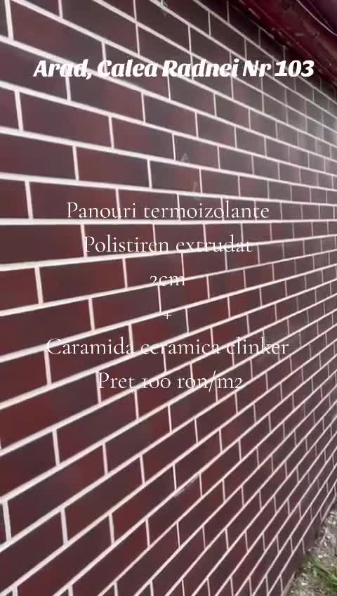 Panouri termoizolante clinker!